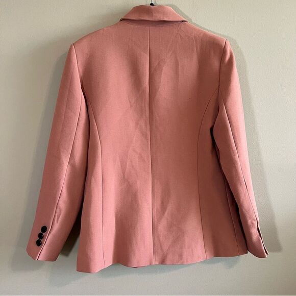 ✨ Deluc Women’s Salmon Coral Sabrina Double Breasted Blazer Small NWT - Picture 7 of 9